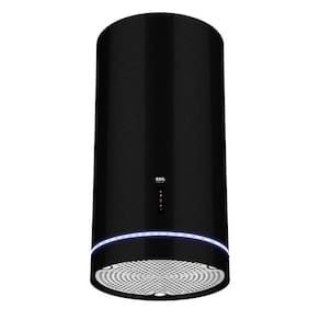 Coifa e Depurador de Ilha EOS 35cm Premium Redonda Preto Inox EPCO40IRDP 220V