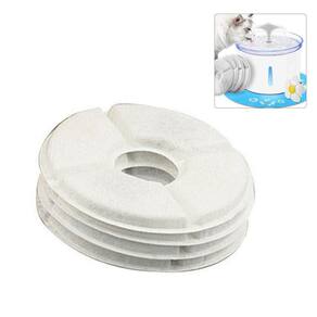 Refil Filtro 4 Uni Carvao Ativado Fonte Bebedouro Pet Gato Animais Agua Limpa Potavel Saudavel