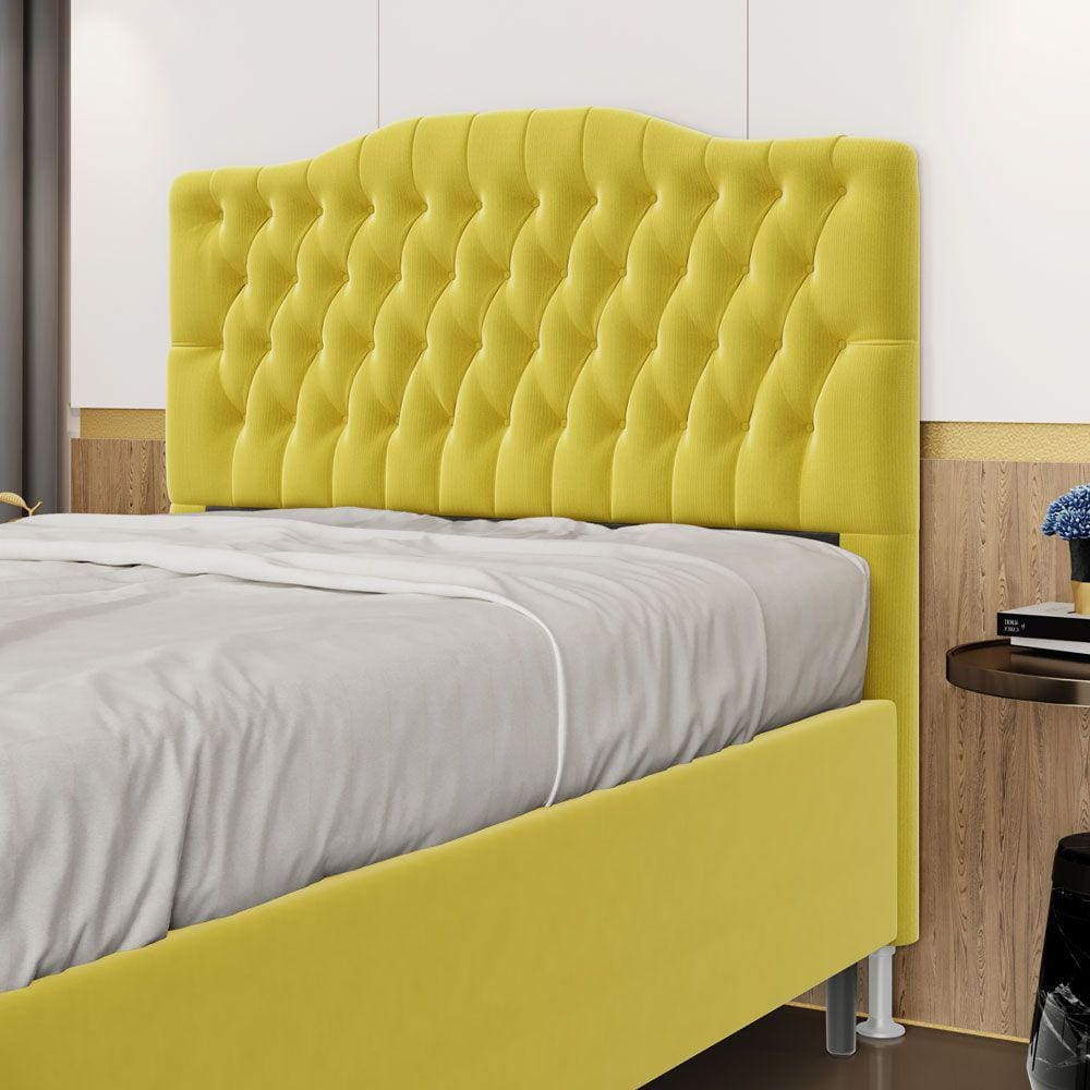 Cabeceira Pollux 140 / Sued Amarelo