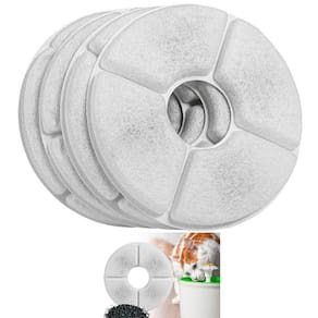Refil Filtro Carvao Ativado 4 Uni Fonte De Agua Cao Gato Bichinhos Pet Saudavel Potavel