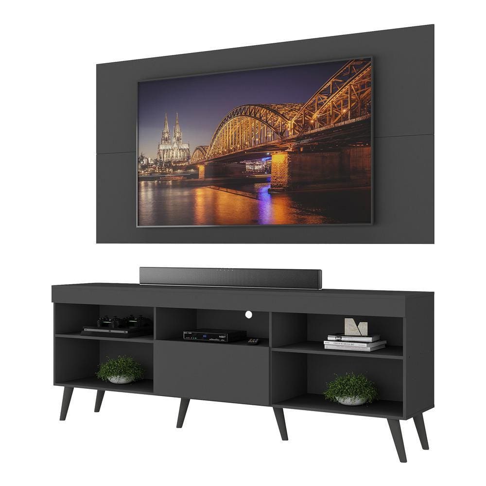 Rack com Painel TV 65" Retrô Flórida Up Multimóveis V1042