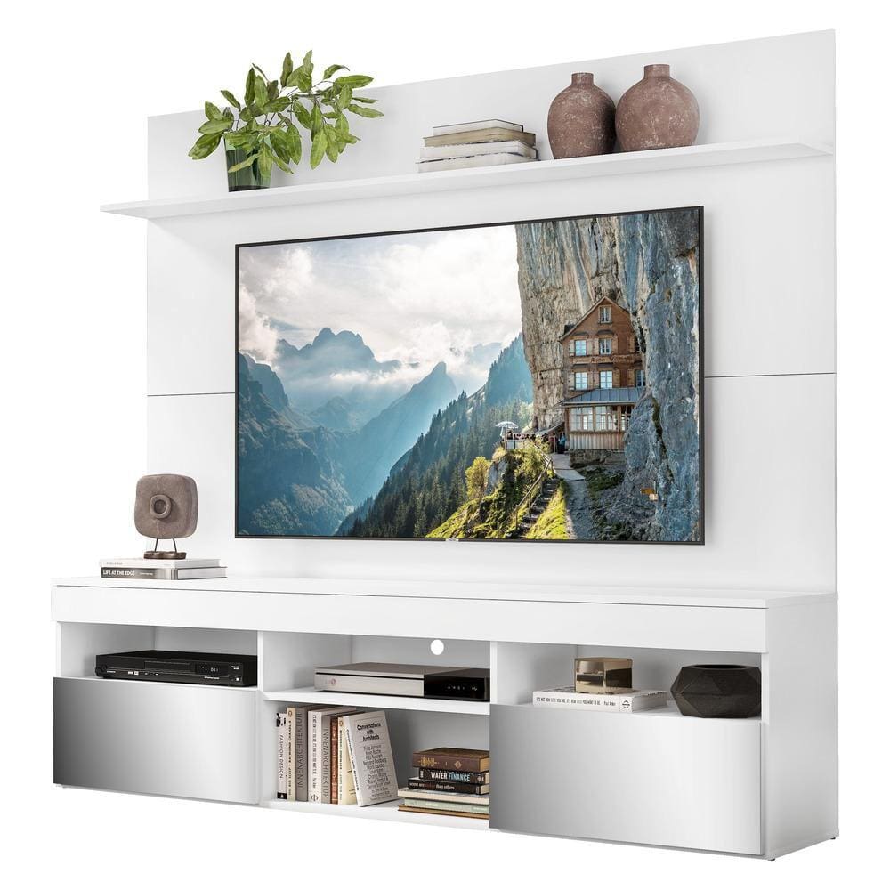 Rack com Espelho e Painel com Suporte TV 65&quot; Madri V3368