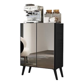 Aparador Buffet 2 portas com Espelho Retrô Vegas Multimóveis V3613
