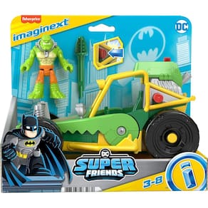 Boneco Killer Croc E Carro De Ação Imaginext Mattel HML05