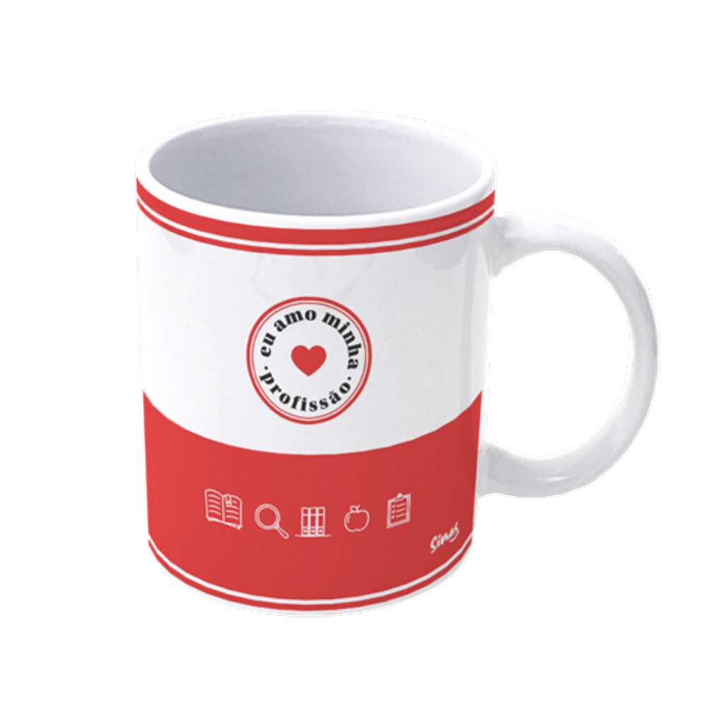 Caneca De Porcelana Profissões - Pedagogia