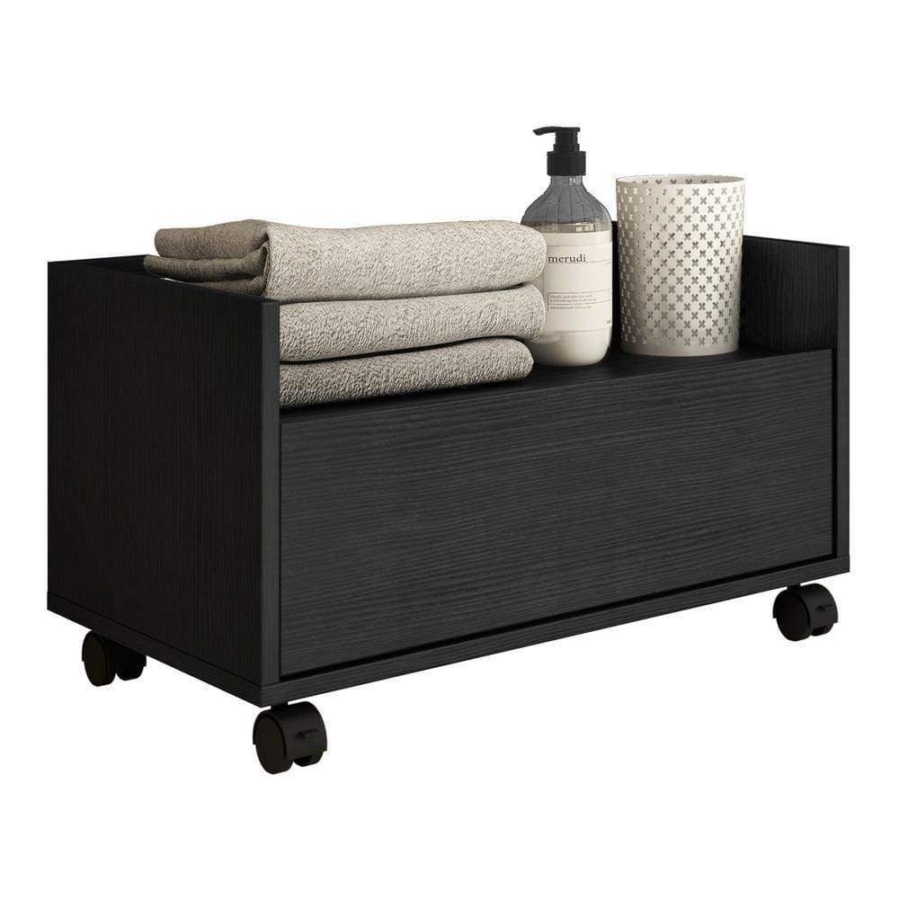 Gabinete Armário Banheiro 60cm com Rodízios Multimóveis V3591