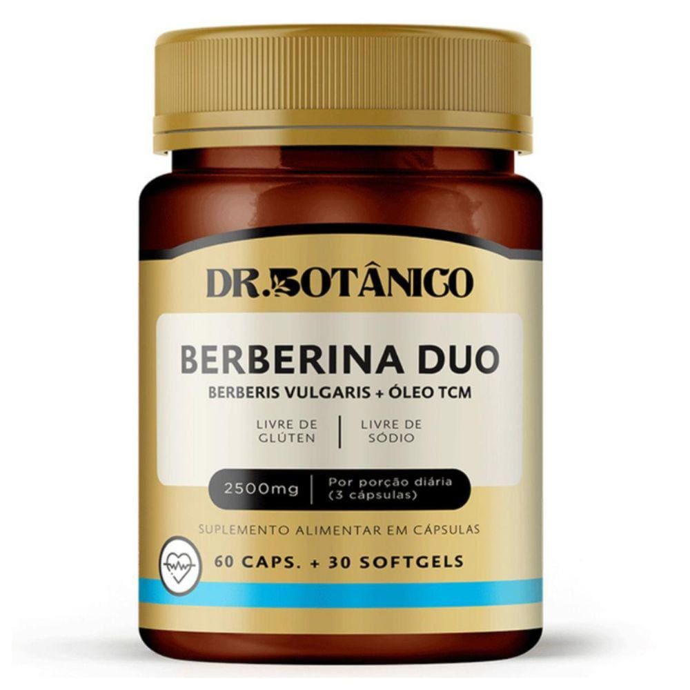 Berberina Duo 2500Mg 90 Capsulas - Dr. Botanico