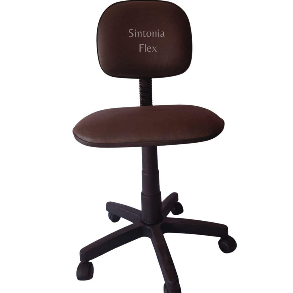 Cadeira secretaria com regulagem de altura corano marrom