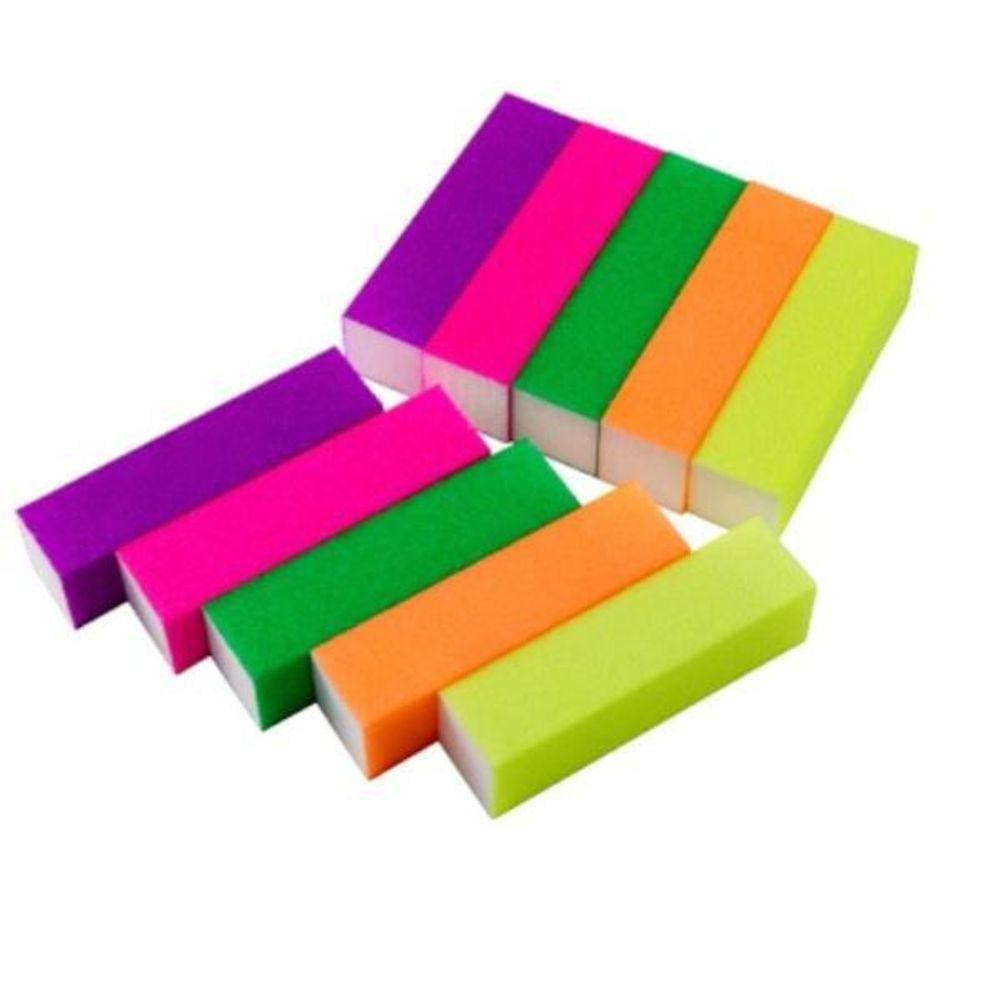 05 Lixas Polidora De Unha Bloco Mágico Manicure Profissional