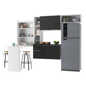 Armário de Cozinha Compacta com Mesa Dobrável Sofia Multimóveis V2008