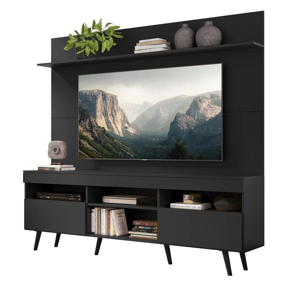 Rack Retrô com Painel TV 65" Madri Multimóveis V3371
