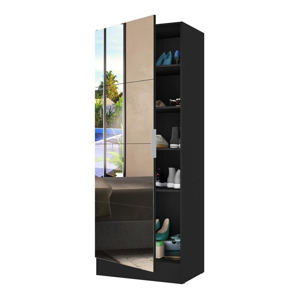 Sapateira 1 Porta com Espelho Jade Plus Multimóveis V6007
