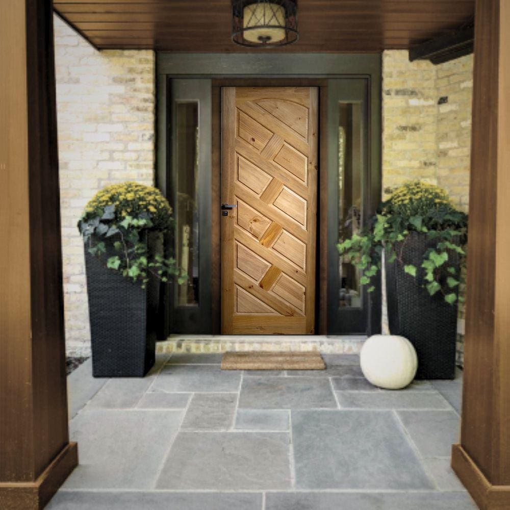 Folha de Porta de Madeira 210x82cm Spazio Eco Uniportas Natural