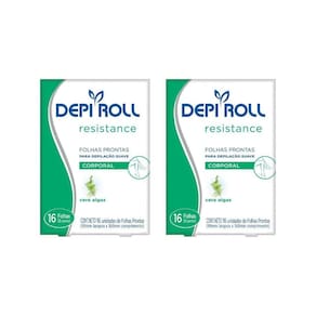 Depilatorio Depiroll Folha Corporal Com 16Un Algas - 2Un