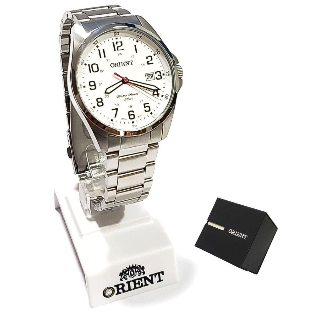 Relógio Orient Masculino Analógico Prateado MBSS1171 S2SX