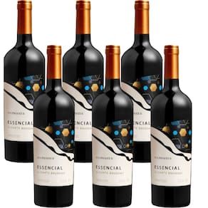 Cx 6 Vinho Reserva Especial Courmayeur Essencial Alicante Bouschet Tinto Seco 750 Ml