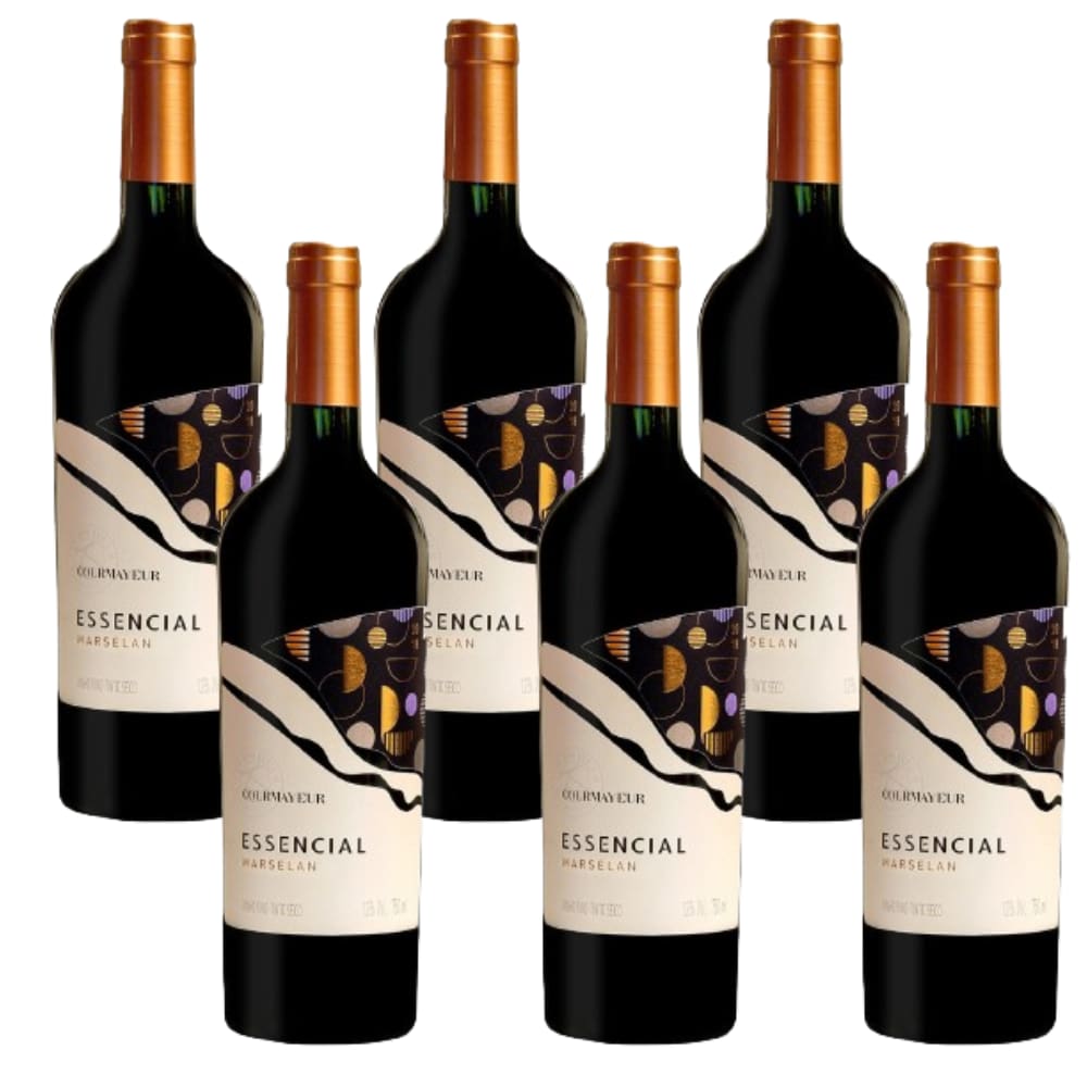 Cx 6 Vinho Reserva Especial Courmayeur Essencial Marselan Tinto Seco 750 Ml