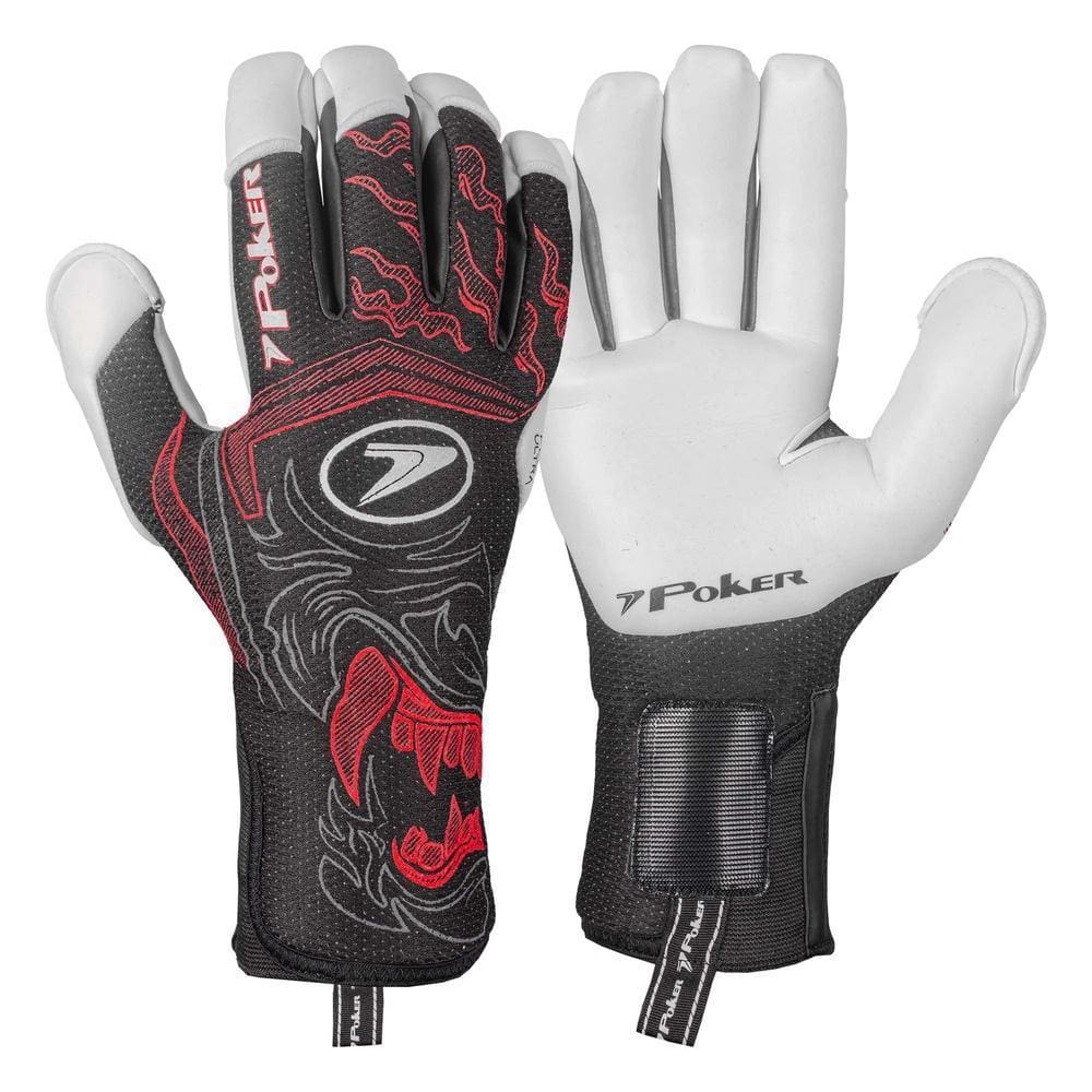 Luva De Goleiro Poker Futebol De Campo Profissional Fusion II