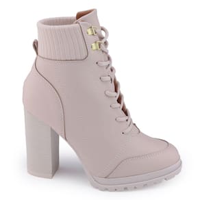 Bota Feminina Vizzano 3089.102 tratorada salto alto 9,5cm