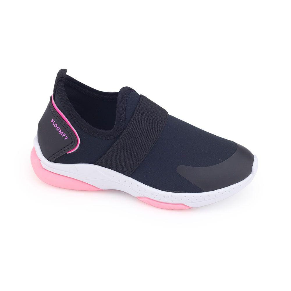 Tênis infantil mna Bloompy 4522-02 SlipOn elástico