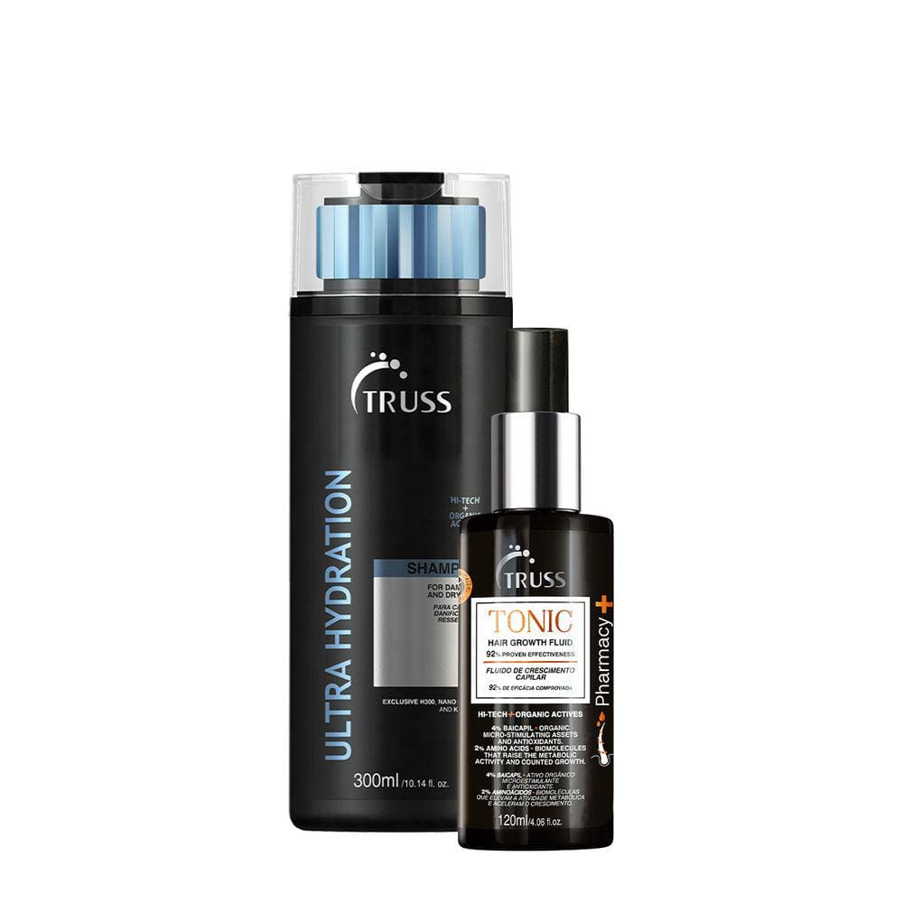 Kit Truss Ultra Hydration Shampoo e Tonic Fluido de Crescimento Capilar (2 produtos)