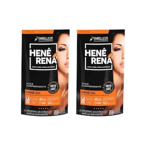 Hene Rena 180G Preto Cafe - Kit Com 2Un