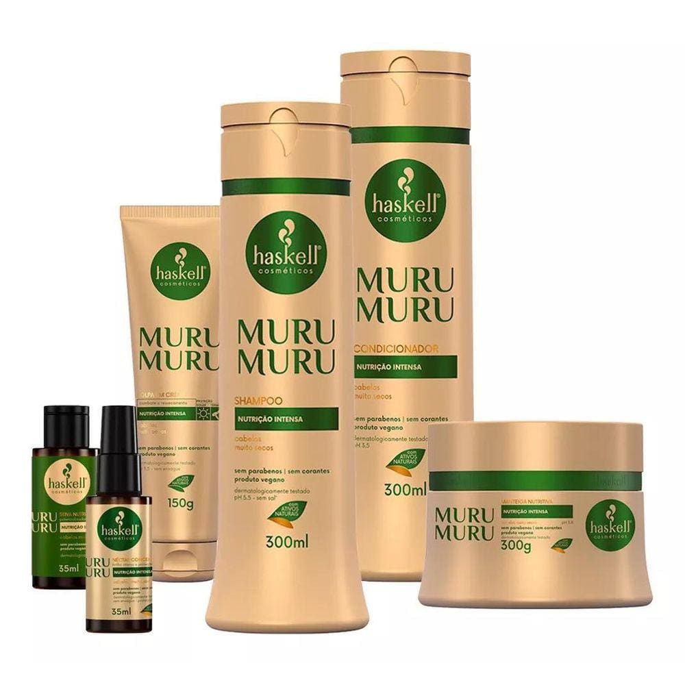 Kit Haskell Murumurú Linha Completo Com 6 Itens 300Ml
