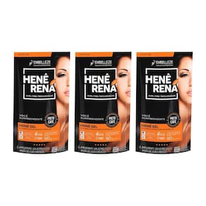 Hene Rena 180G Preto Cafe - Kit Com 3Un
