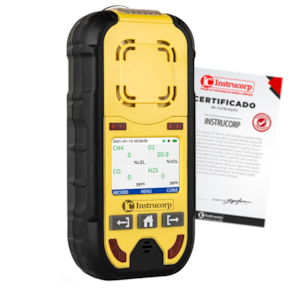 Detector Medidor Multigás 4 Gases Co H2s O2 Lel Calibrado