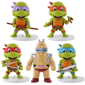 Kit 5 Bonecos Tartarugas Ninja Action Figure
