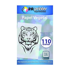 Papel Vegetal Tamanho Ofício 216 x 355mm 110gr (100 folhas)