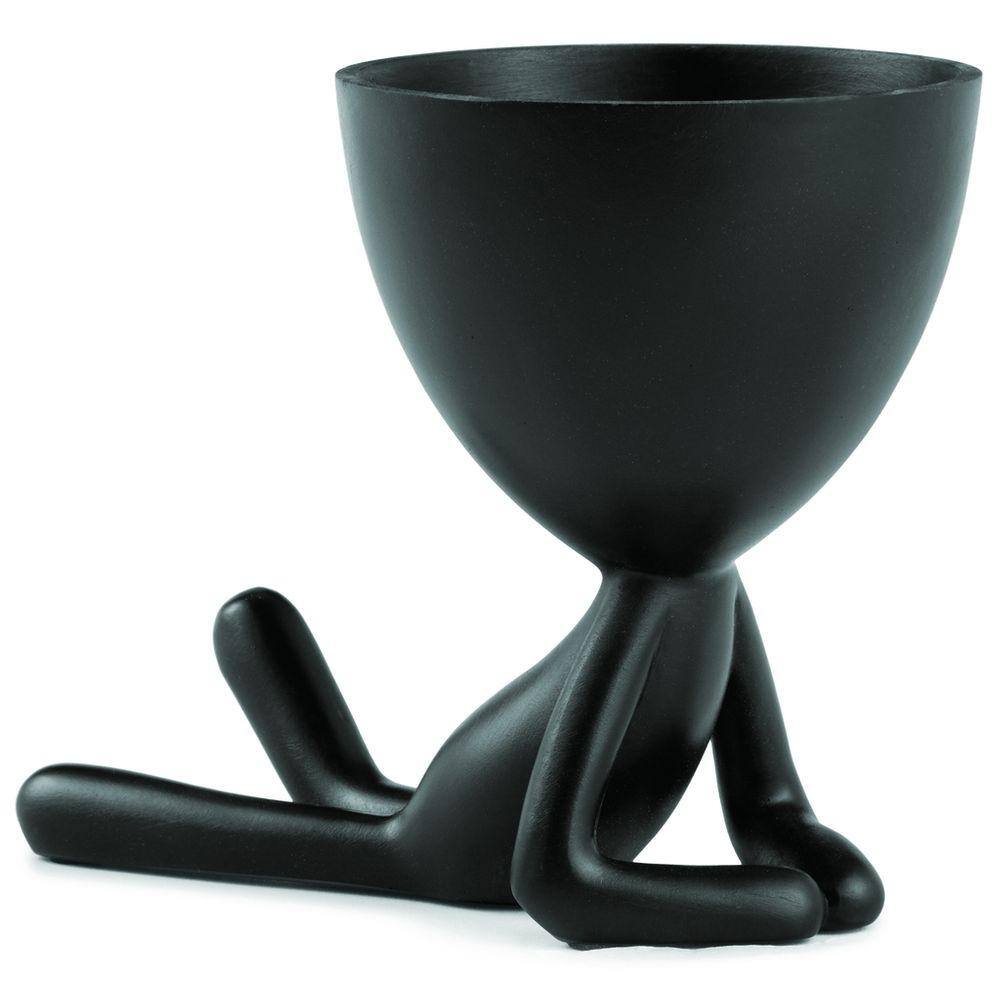 Vaso em Poliresina Preto - Mart