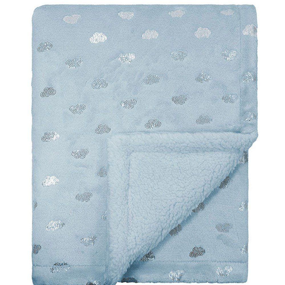 Manta Sherpa para Bebê Nuvens