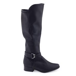 Bota Piccadilly 650073 stretch soft cano longo salto baixo