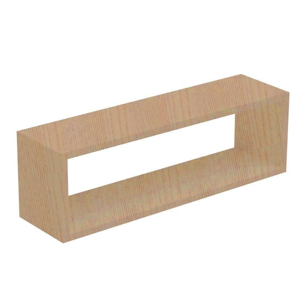 Nicho Retangular Decorativo 70X15X15 Madeirado Em Mdf