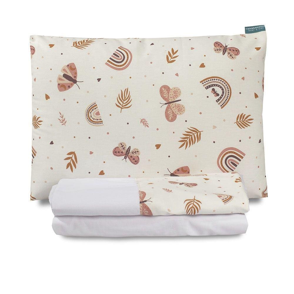 Jogo de Lençol para Berço Americano 100% Algodão 3 Peças - Hippie Chic