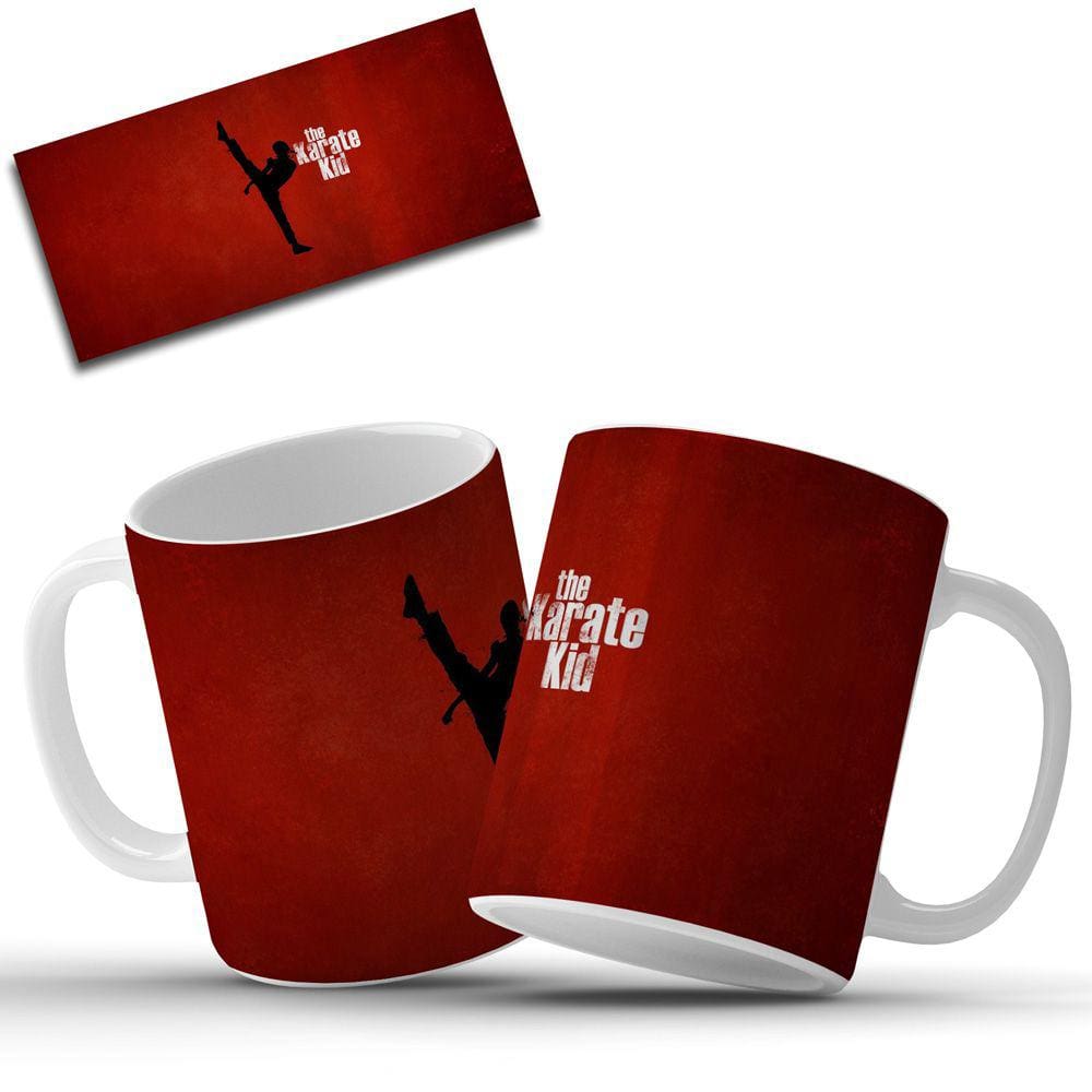 Caneca Karate Kid Decoração em Cerâmica 325ML