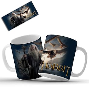 Caneca O Hobbit Filme Decoração em Cerâmica 325ML