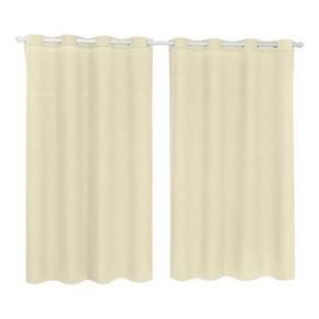 Cortina Tecido Oxford Sala Quarto 2,80 X 1,80 - Creme