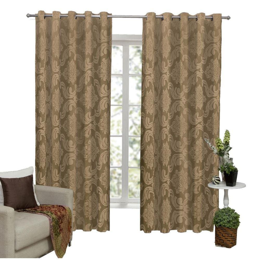 Cortina Tecido Jacquard Semi Blackout 2M X 1,80M - Bege