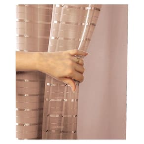 Cortina Blackout Pvc Voil Xadrez 2,80M X 1,80M - Nude