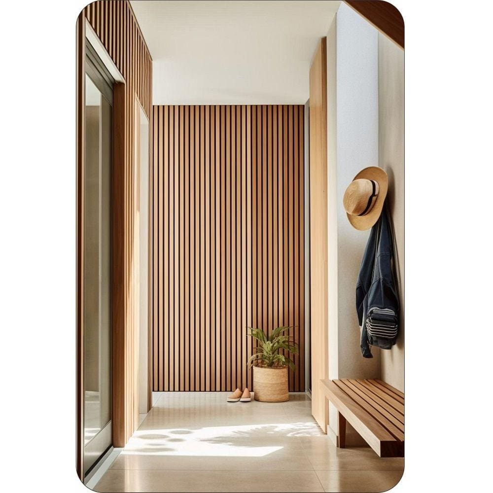 Espelho Decorativo Orgânico 60cmx35cm E09, Moderno Luxo Sala Quarto Banheiro Incolor