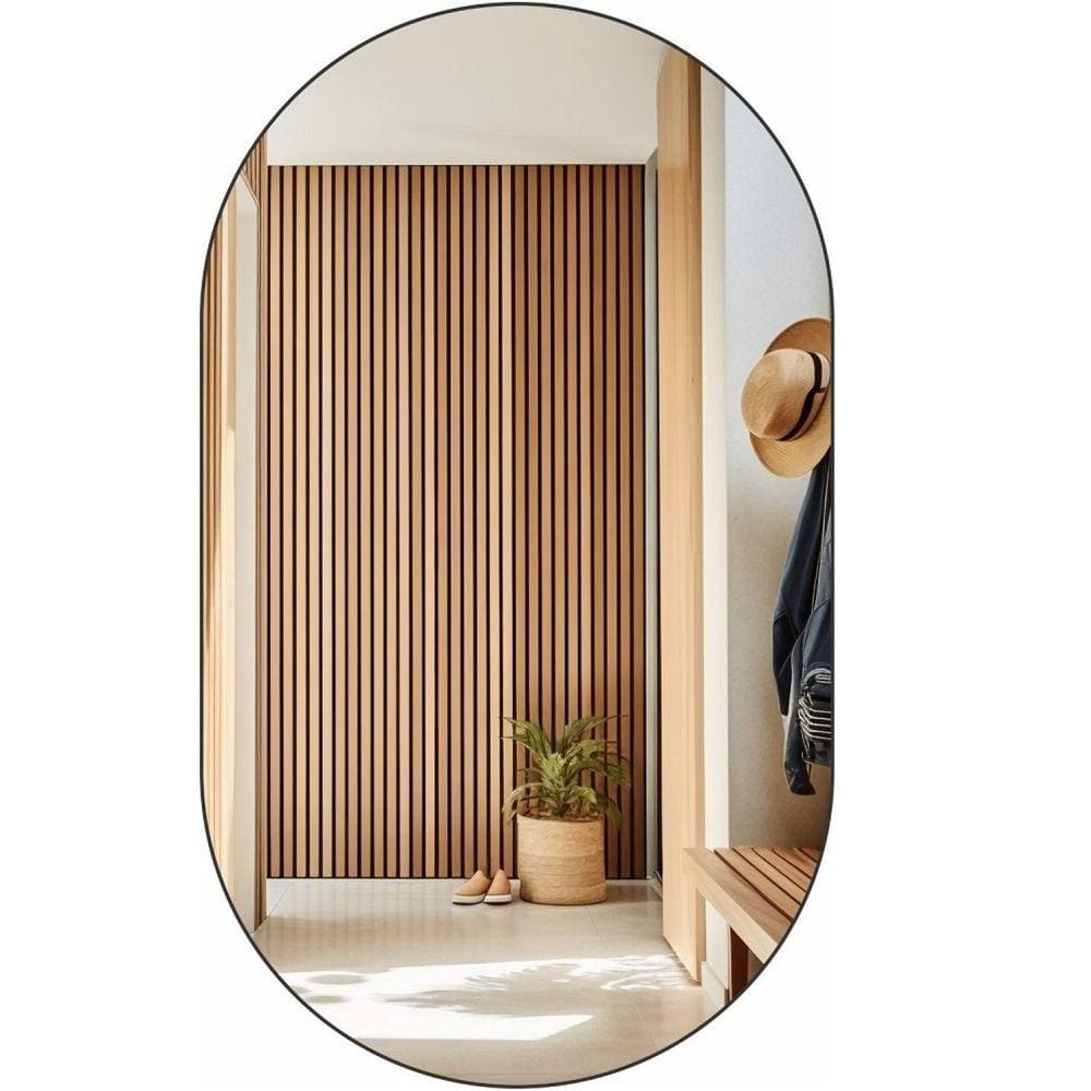 Espelho Decorativo Orgânico 60cmx35cm E07, Moderno Luxo Sala Quarto Banheiro Incolor