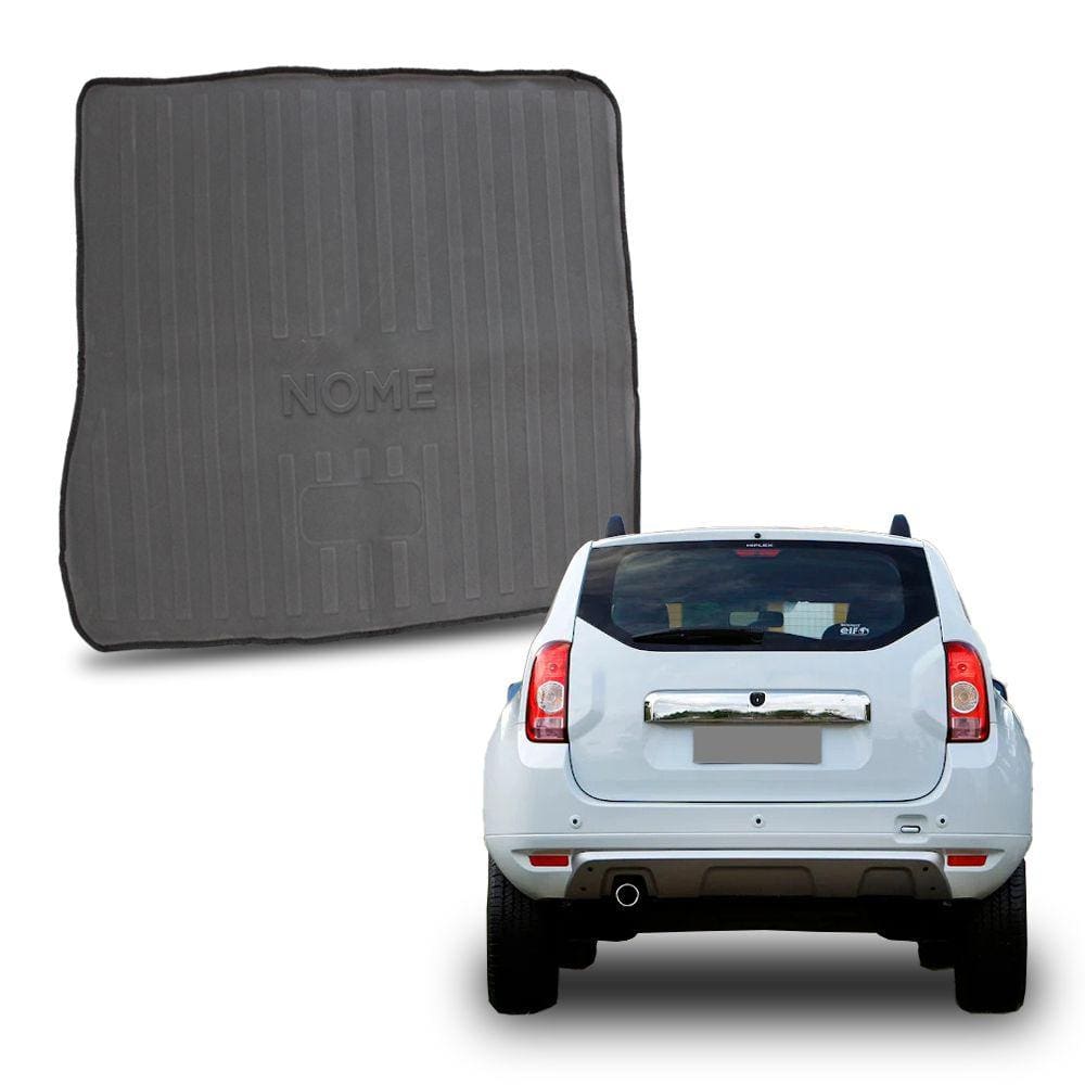 Tapete Porta Malas Duster 2011 a 2024 em Eva Preto com Bordas de Segurança