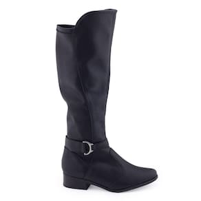 Bota Piccadilly 650073 stretch soft cano longo salto baixo