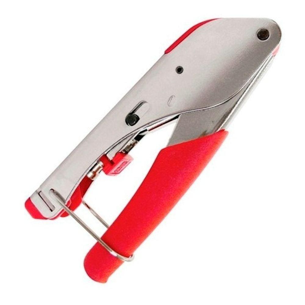 Alicate Crimpar Compressão Cabo Coaxial Rg6 Rg59 Antena