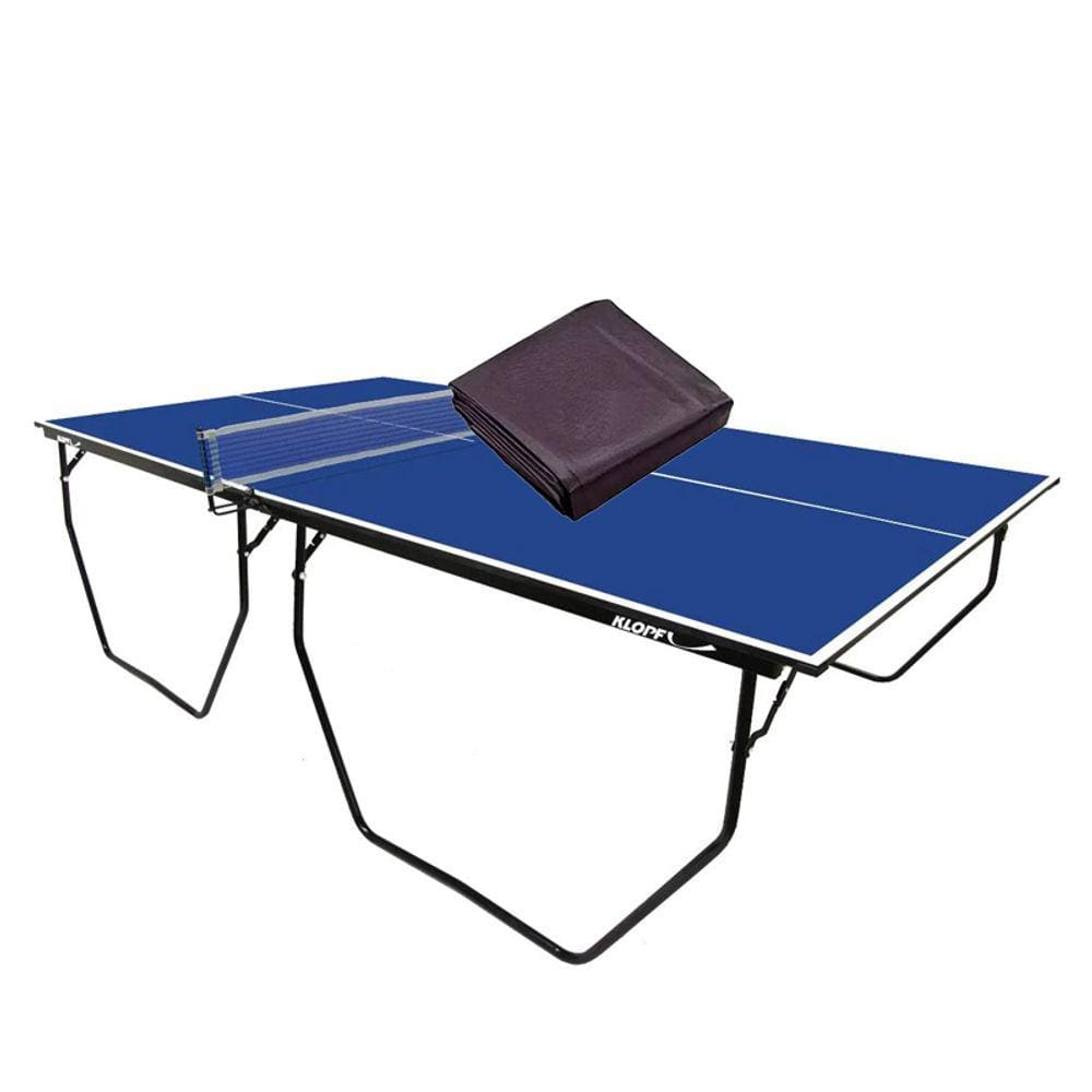 MESA DE PING PONG COM RODÍZIO MDF 15mm KLOPF 1009 + Capa Slim