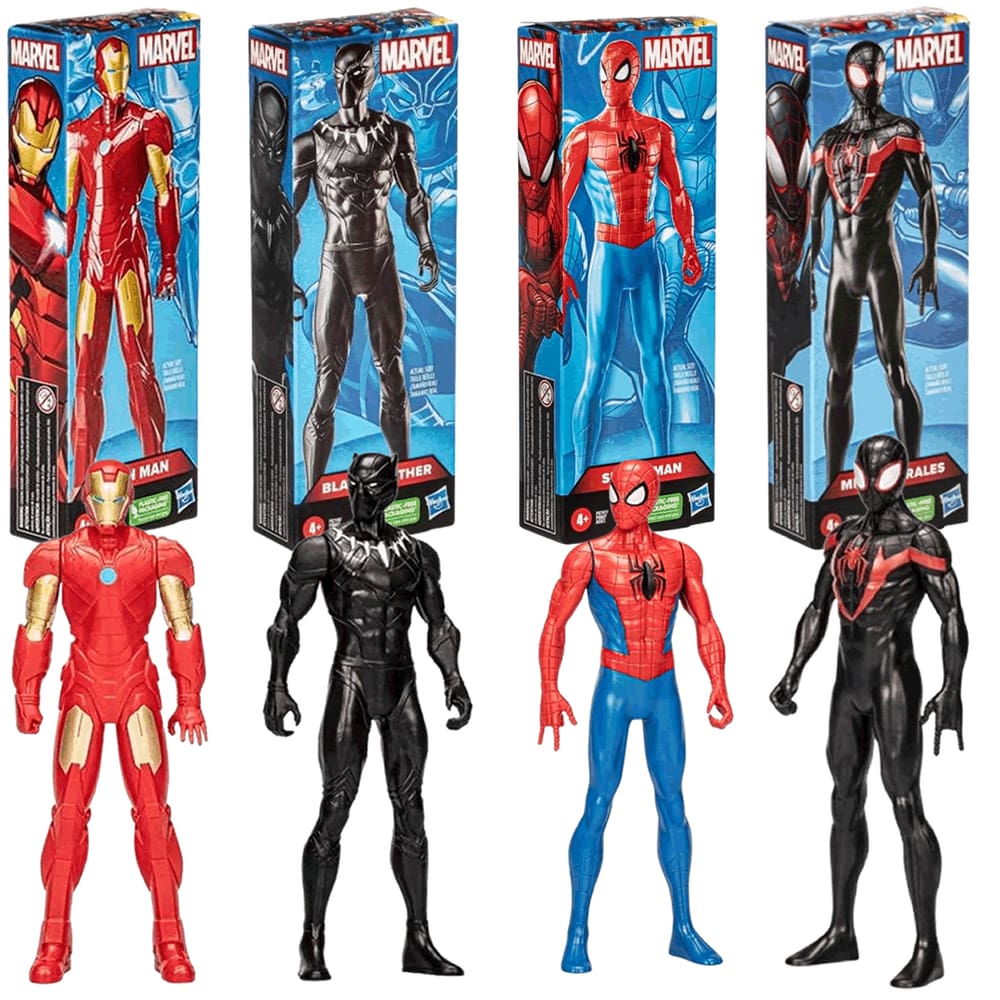 Kit com 4 Bonecos Vingadores Marvel Expression Hasbro