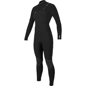 Long John O`Neill Womens Hyperfreak 3/2mm Chest Zip Full Black