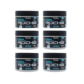 Gel Fixador Softfix Rocha 240G - Kit Com 6Un